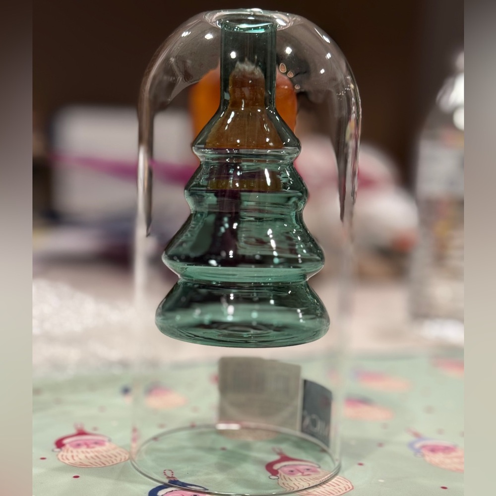 Evergreen Glass Bud Vase - Picture 3 of 9